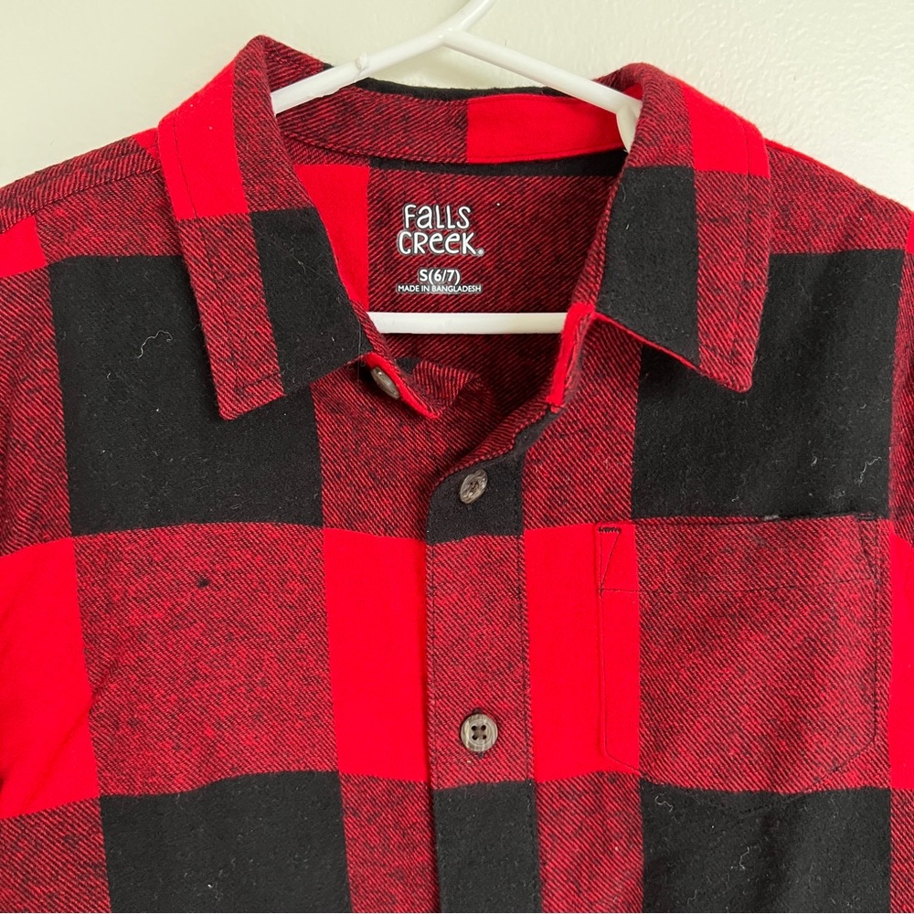 Falls Creek Buffalo Plaid Flannel Shirt. NWT!